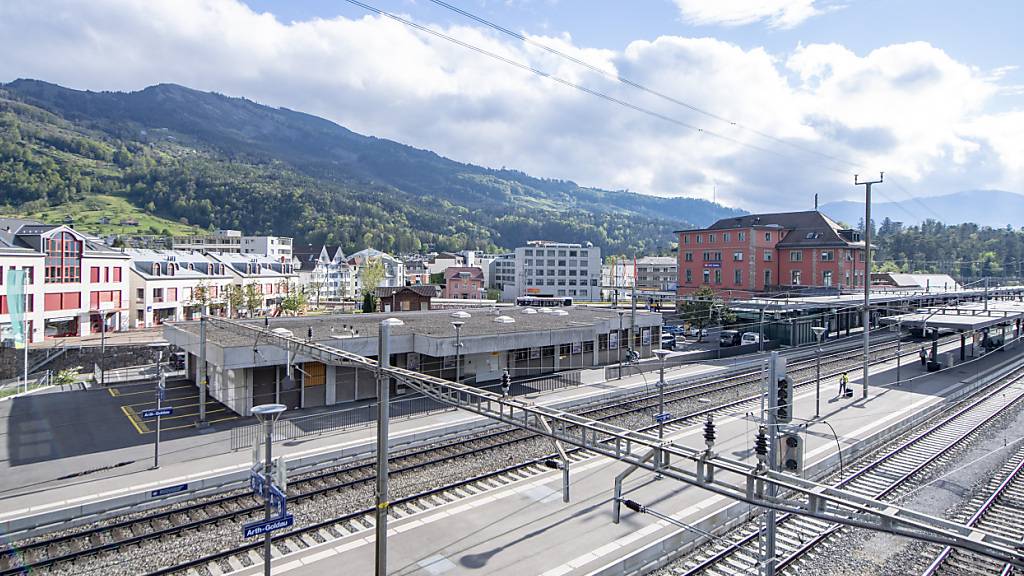 Die Gemeinde Arth will die Südseite des Bahnhofs Arth-Goldau weiterentwickeln. (Archivbild)