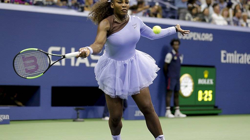 Serena Williams steht in ihrem neunten US-Open-Final in New York
