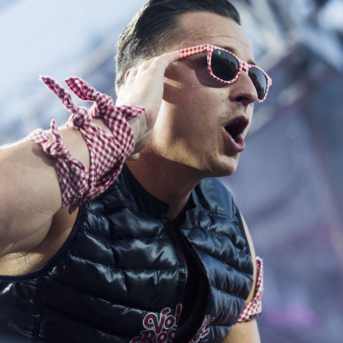 Andreas Gabalier - Wie vor dem Konzert in Bern