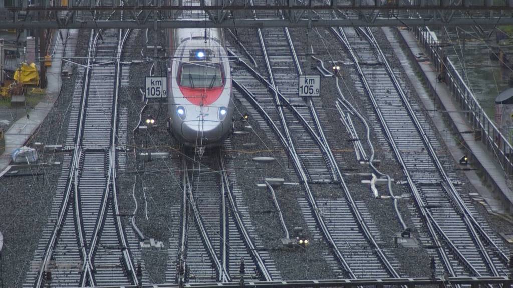 Zugausfälle wegen Bauarbeiten: SBB ersetzt über Auffahrt Weichen