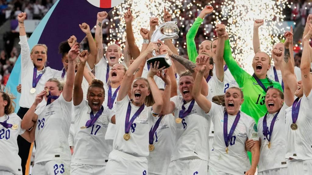 Englands Frauen wurden 2022 im eigenen Land Europameisterinnen