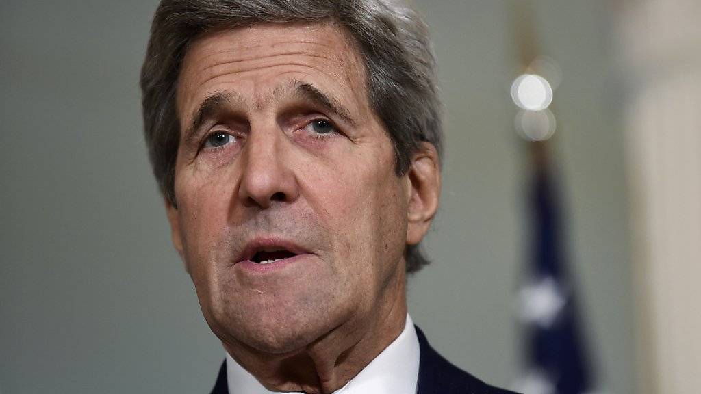 US-Aussenminister John Kerry: Er will sich in Genf mit weiteren Aussenministern um Frieden in Syrien bemühen. (Archivbild)