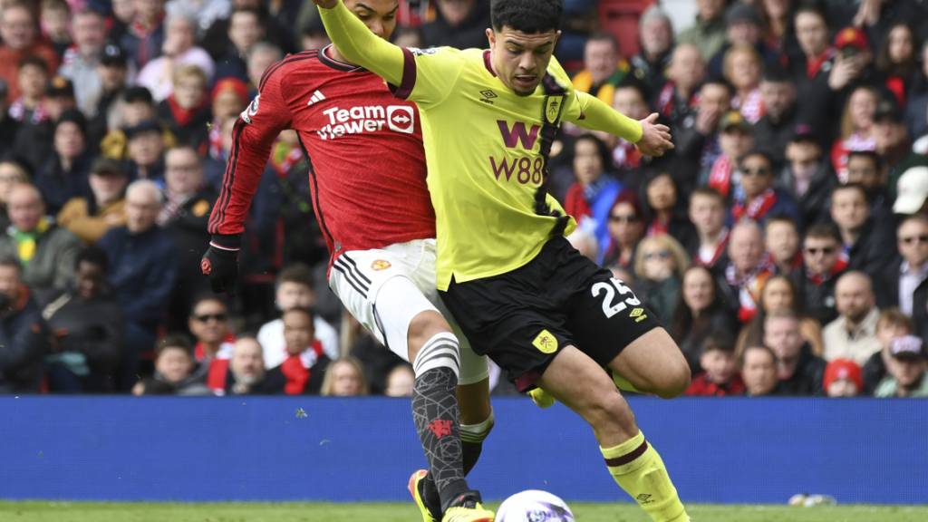 Burnley-Stürmer Zeki Amdouni spielt gegen Manchester United stark auf