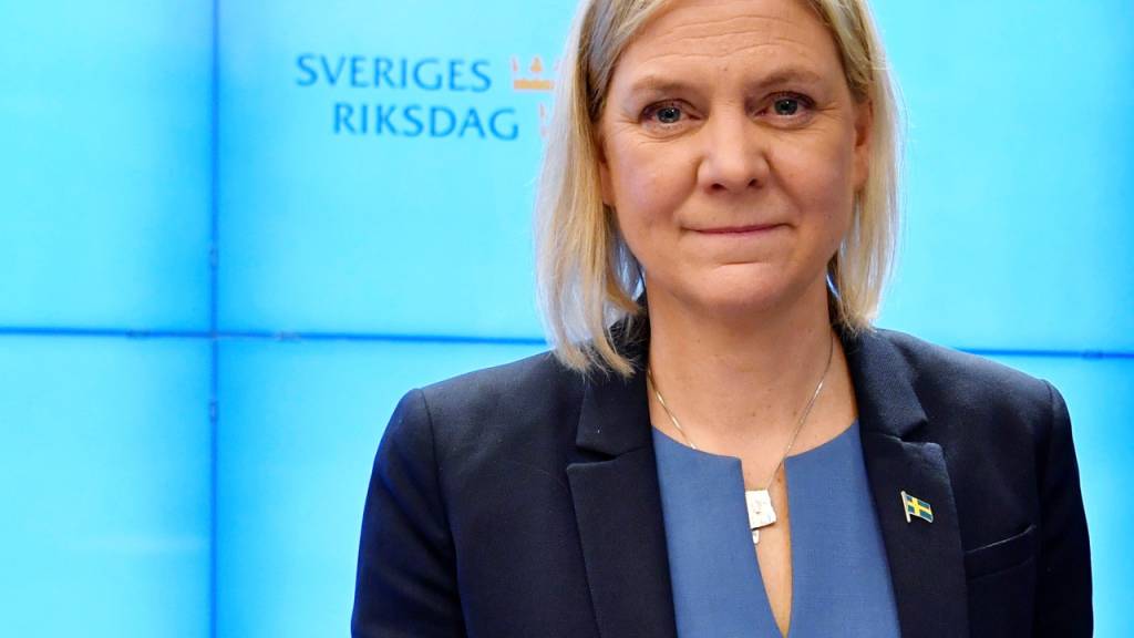 Magdalena Anderssons sozialdemokratische Regierung in Schweden steht