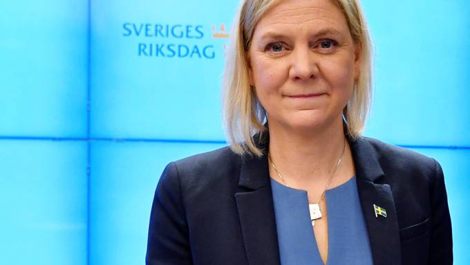 Magdalena Anderssons sozialdemokratische Regierung in Schweden steht