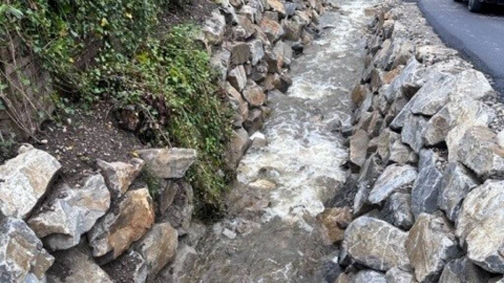 Der Blattibach in Sarnen OW ist mit den Quarzsandsteinen ausgestattet.