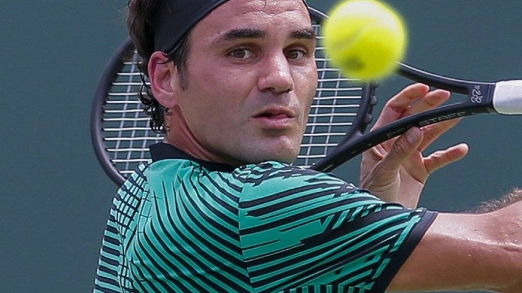 Roger Federer ist im 2017 bisher eine Klasse für sich