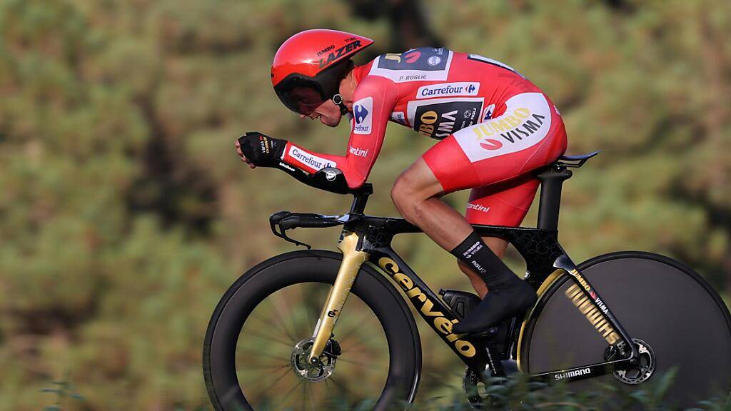 Zeitfahr-Olympiasieger Primoz Roglic war auch am letzten Vuelta-Tag eine Klasse für sich