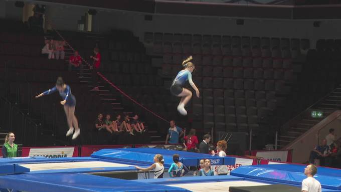 Schweizermeisterschaft im Trampolin in der Pilatus Arena in Kriens