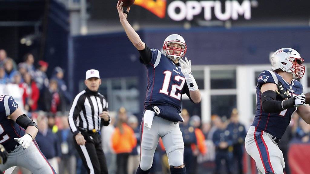 Tom Brady führte die New England Patriots zum 8. Mal in die Super Bowl
