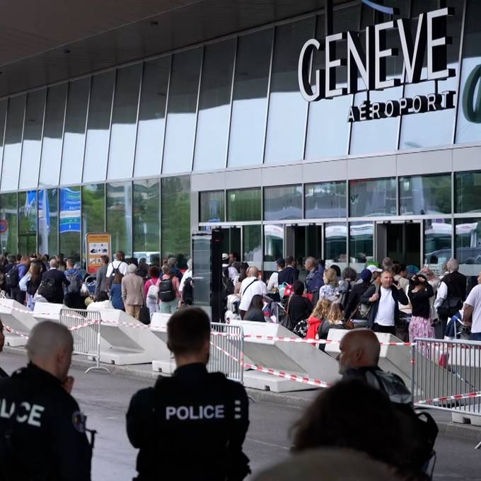 Betrieb am Flughafen Genf läuft mit Behinderungen wieder an