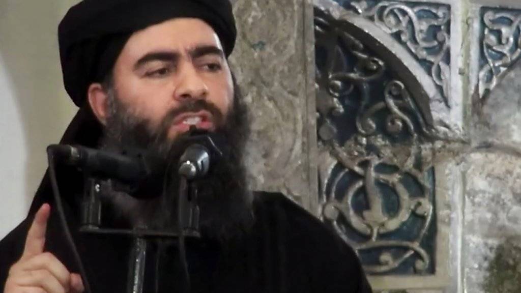 Einer der meist gesuchten Terroristen: Auf IS-Anführer Abu Bakr al-Bagdadi setzen die USA ein Kopfgeld von 25 Millionen Dollar aus. (Archivbild)