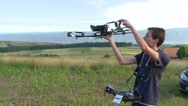 Pilotprojekt: Drohnen retten Rehkitze