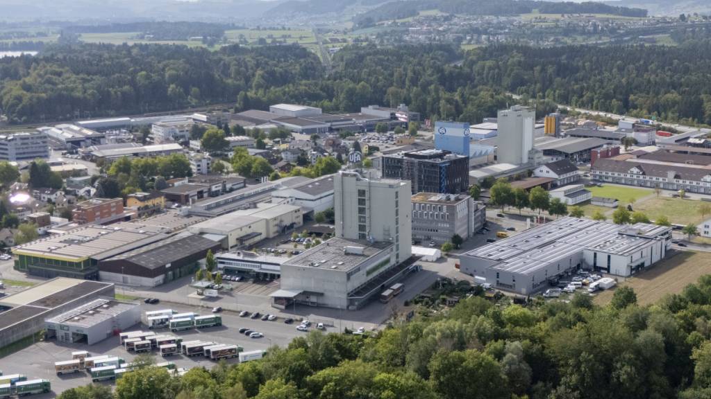 Industriezone im Kanton Luzern: Die Stimmung in der Schweizer Industrie bleibt im September relativ gut. (Symbolbild)