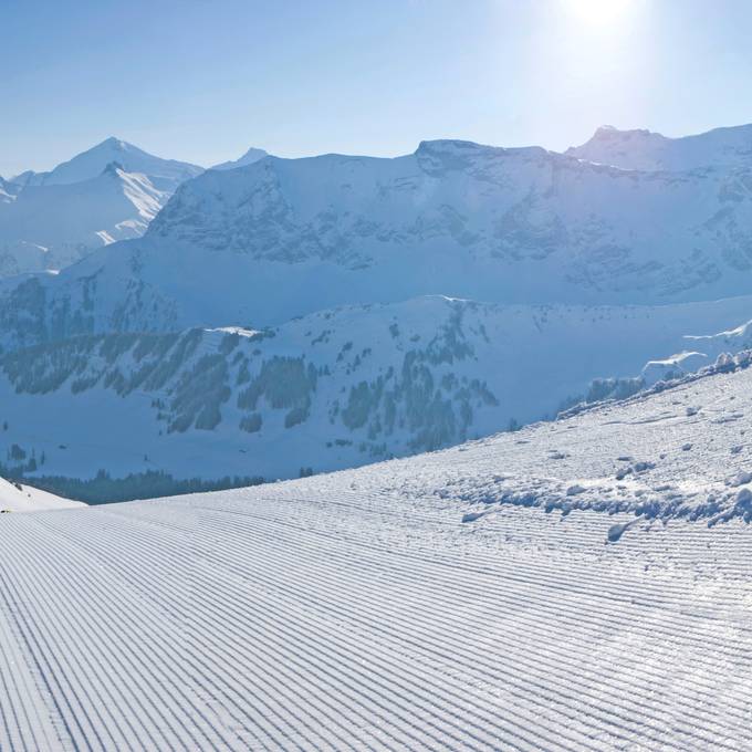 Berner Skigebiete freuen sich über Neuschnee