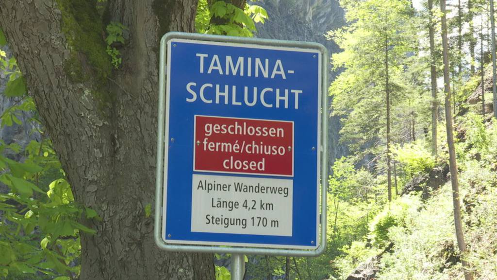 Taminaschlucht kommt nicht zur Ruhe