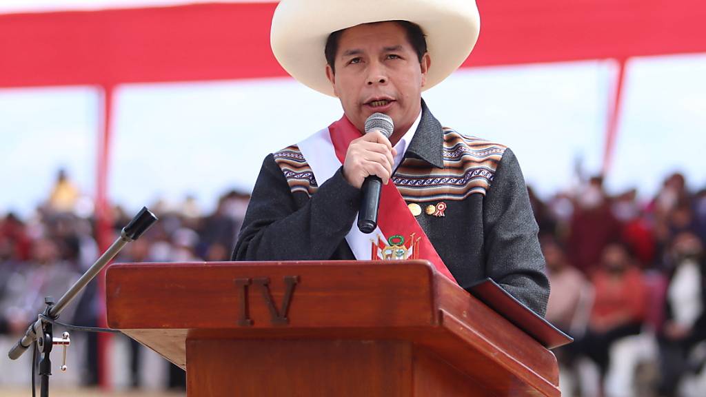 Pedro Castillo, der die Wahlen in Peru hauchdünn gewonnen hatte, hat einen 41-jährigen Politikneuling zum Regierungschef ernannt. (Archivbild)