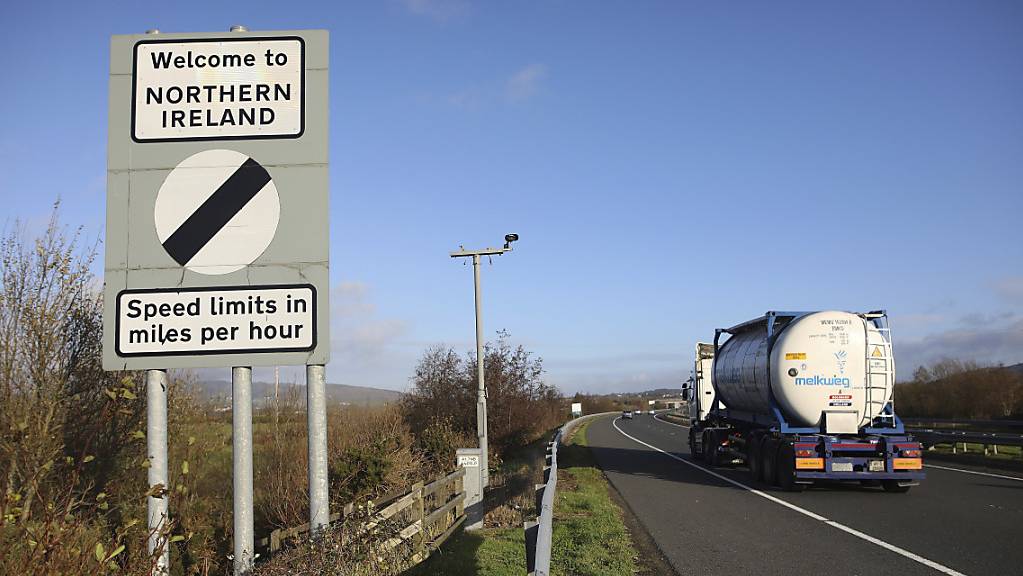 Die Grenze zwischen Nordirland und der Republik Irland