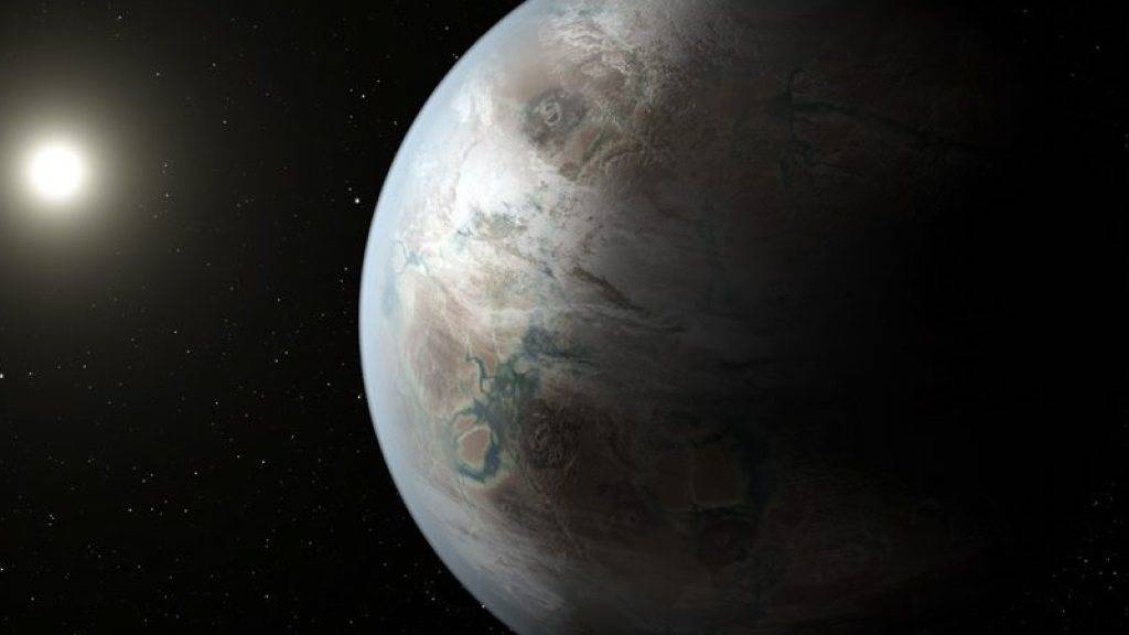 Die Grösse eines Exoplaneten wird laut einer neuen Studie auch dadurch bestimmt, ob er vorwiegend aus trockenem Gesteinsmaterial oder viel Eis besteht. (Symbolbild)