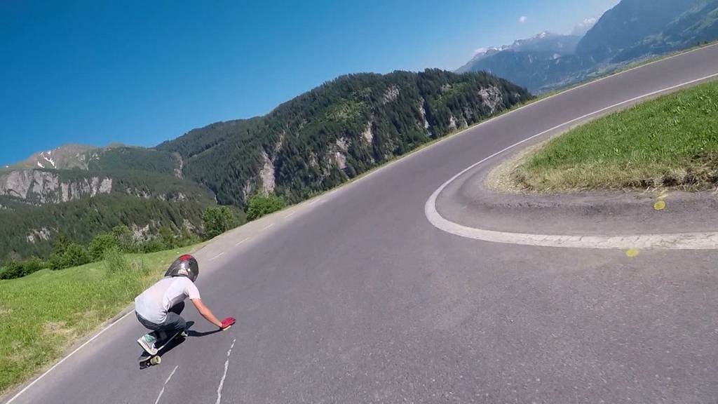 Die Longboard-Downhill-Nati beim WM-Training