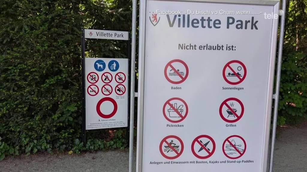 Aufregung um Verbotschilder beim Villette Park in Cham