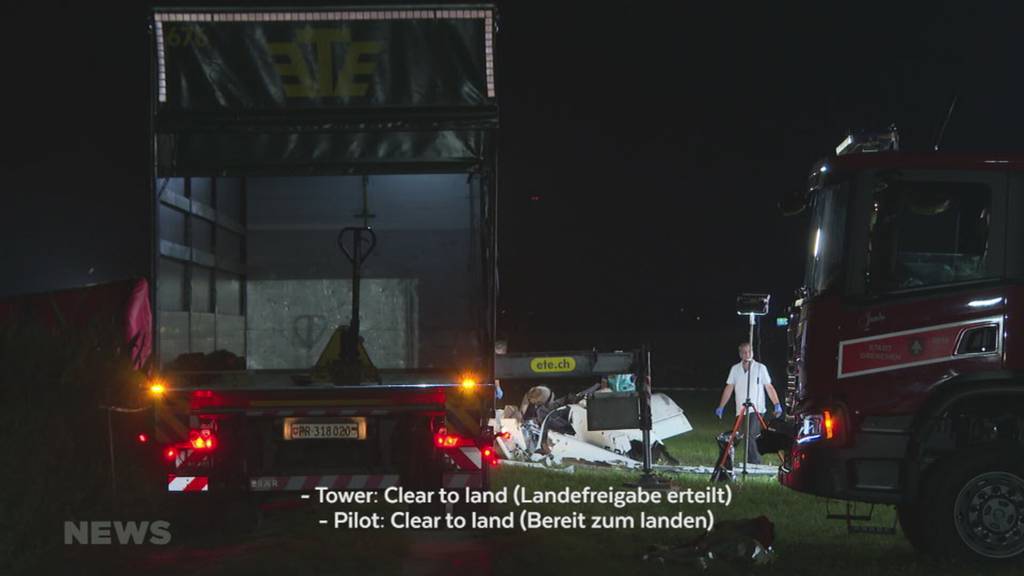 Flugzeugabsturz in Grenchen: Beide Insassen tot