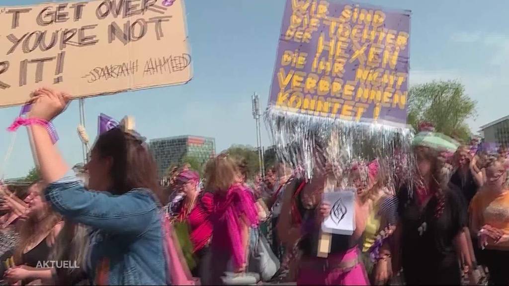 Frauenstreik Solothurn: „Ich mache das für meine Tochter“ 