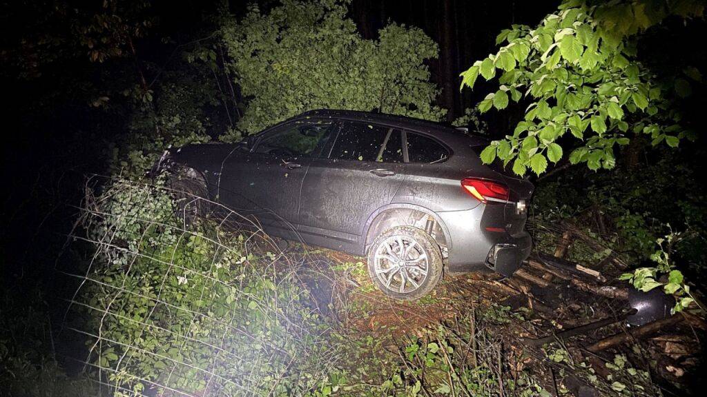 Am Samstag kurz vor 01.45 Uhr hat sich auf der Autobahn A2 in Arisdorf, wegen Sekundenschlafs ein Selbstunfall eines Personenwagens ereignet. Verletzt wurde niemand.