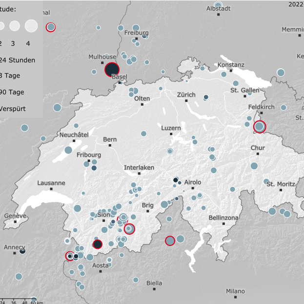 Erdbeben in Mulhouse schüttelt den Aargau durch