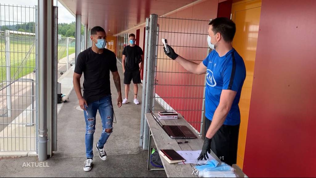 FC Aarau nimmt Mannschafts-Training wieder auf