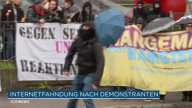 Internetfahndung nach gewalttätigen Demonstranten