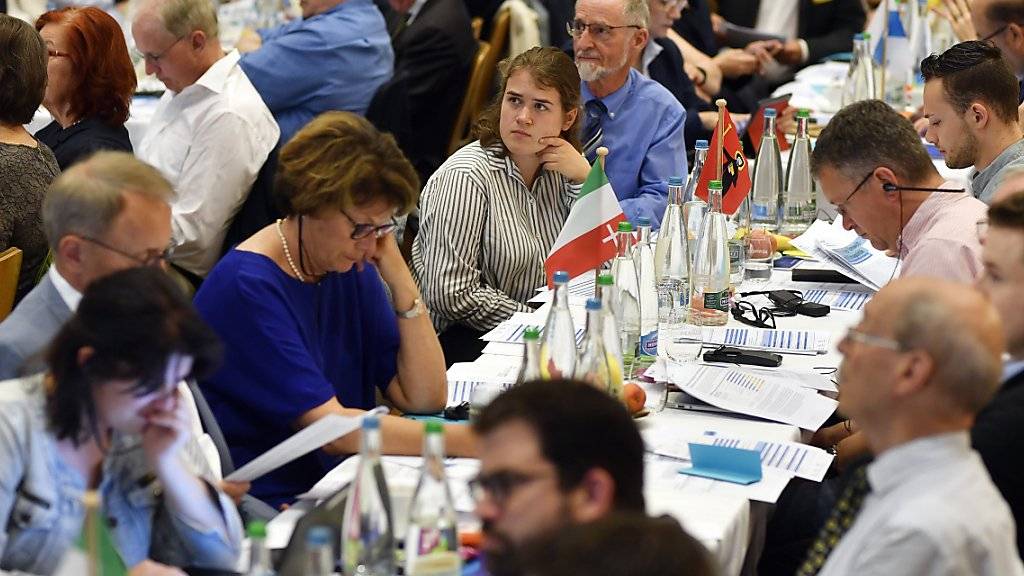 Die Delegierten der FDP-Schweiz debattieren über ihr Umwelt- und Klimapapier.