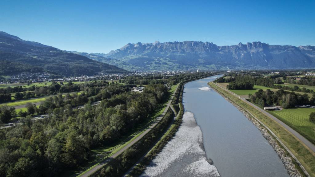Am Alpenrhein soll der Hochwasserschutz verbessert werden. (Archivbild)