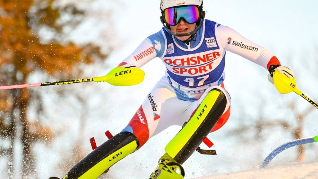 Charlotte Chable schafft im Europacup den Sprung aufs Slalom-Podest