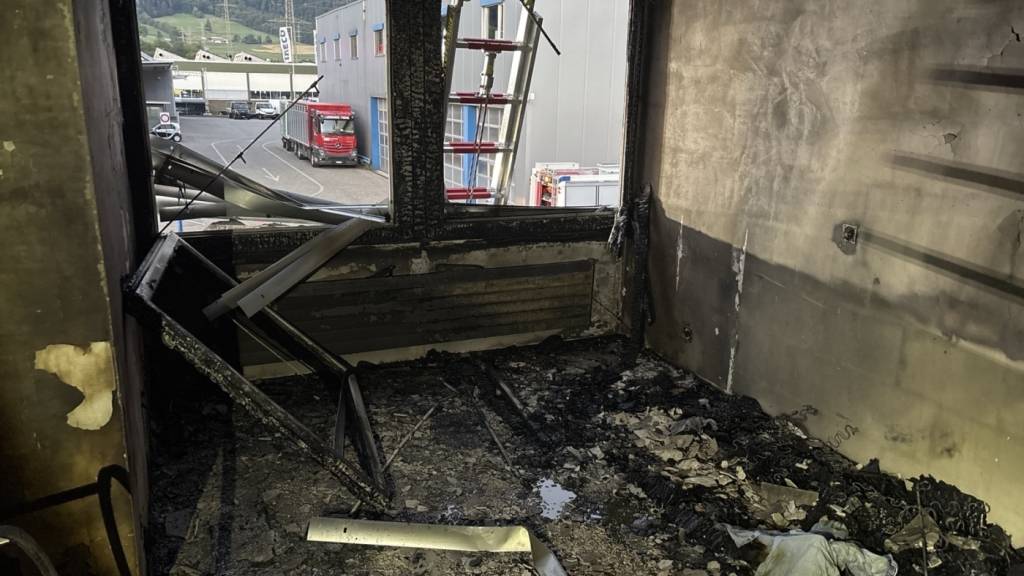 Wohnung in Chur GR bei Brand komplett zerstört
