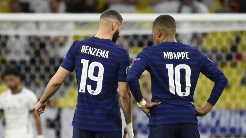 Vom Sturm um Karim Benzema und Kylian Mbappé wird in Frankreich mehr erwartet.
