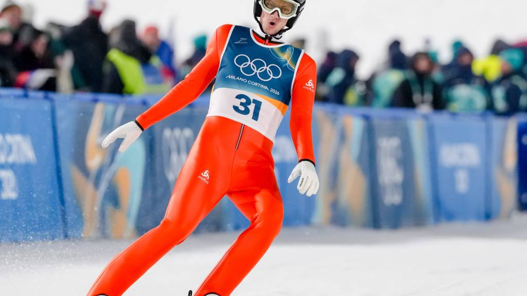 Guter Auftritt, aber kein zweiter Exploit: Gregor Deschwanden verpasst von der Grossschanze die Top Ten knapp