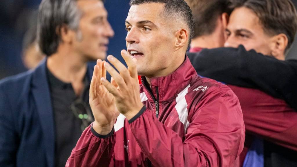 Captain Granit Xhaka freut sich gegen Kosovo über den gelungenen Auftakt in die WM-Qualifikation