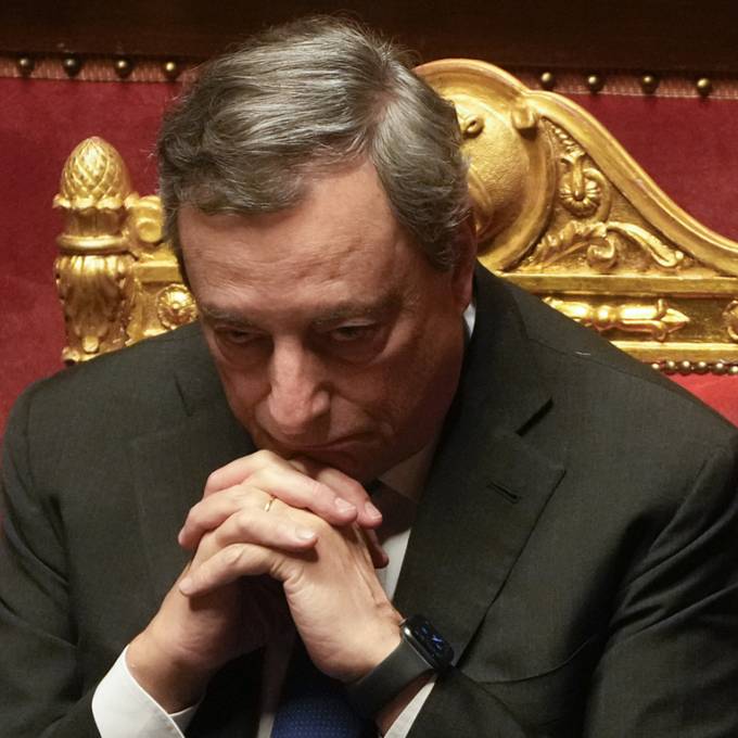 Italiens Premierminister Mario Draghi will zurücktreten