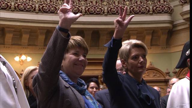 Die neuen Bundesrätinnen sind vereidigt