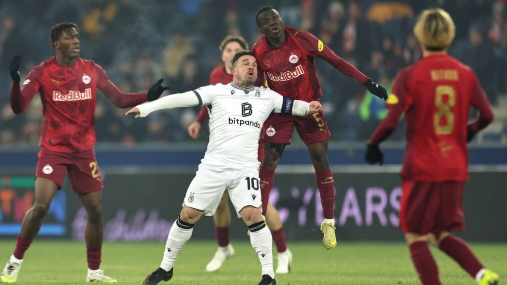 Die Basler um Xherdan Shaqiri waren in Salzburg 45 Minuten lang überfordert
