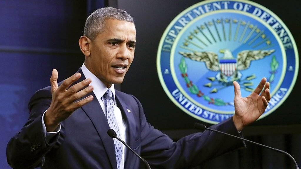 Barack Obama bei seinem Auftritt vor der Presse: Der Kampf gegen die IS-Extremisten kommt voran, dennoch sind nach seiner Einschätzung weitere Anschläge möglich.