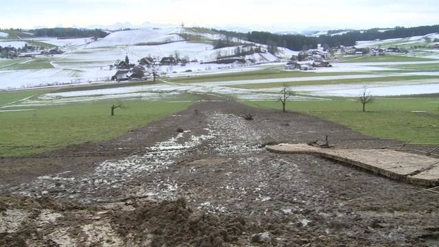 Grosser Schaden durch Güllelawine