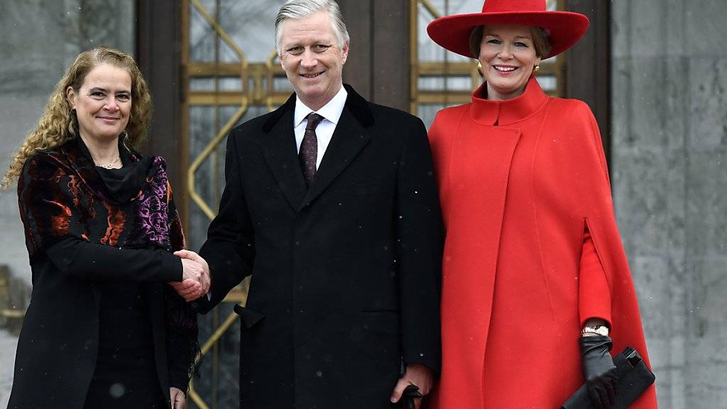 Derzeit ist das belgische Königspaar Philippe und Mathilde auf Besuch in Kanada.