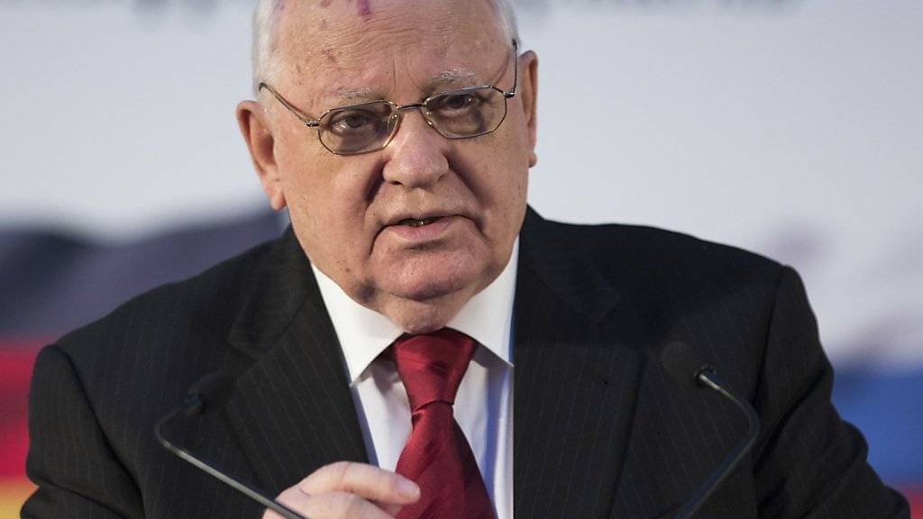 Der frühere Präsident der Sowjetunion, Michail Gorbatschow, fordert den Westen und Russland zu einer vertieften Zusammenarbeit auf. (Archiv)