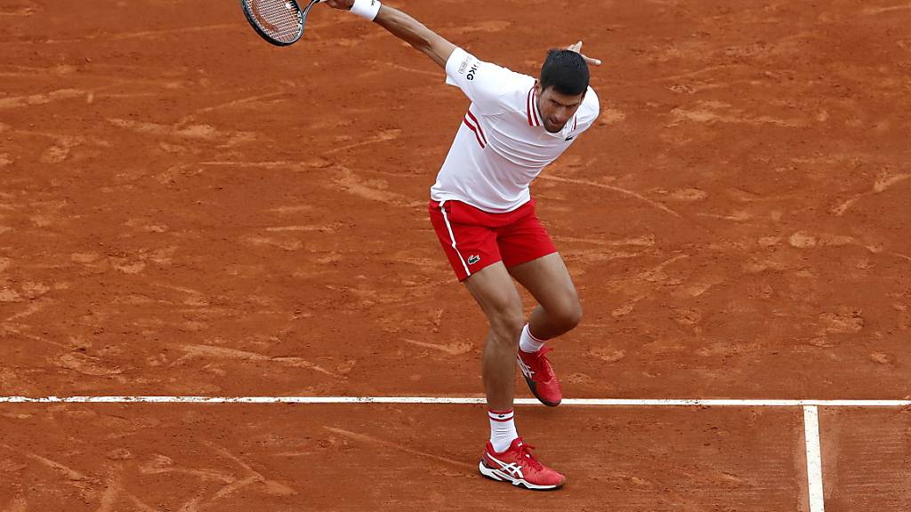 Novak Djokovic unterliefen zu viele Fehler in seinem zweiten Match in Monte-Carlo