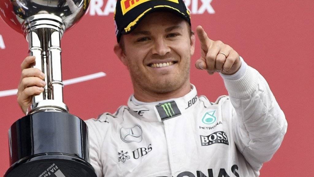 Nico Rosberg triumphierte erstmals in Suzuka und baute seine WM-Führung aus