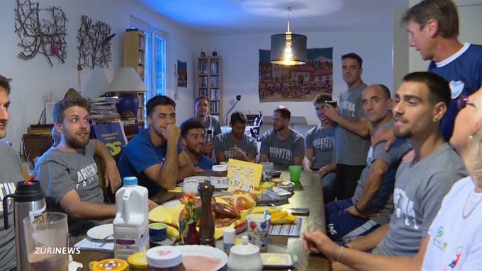 Hotel zu teuer: Argentinische Faustball-Nati wohnt im Reihenhaus