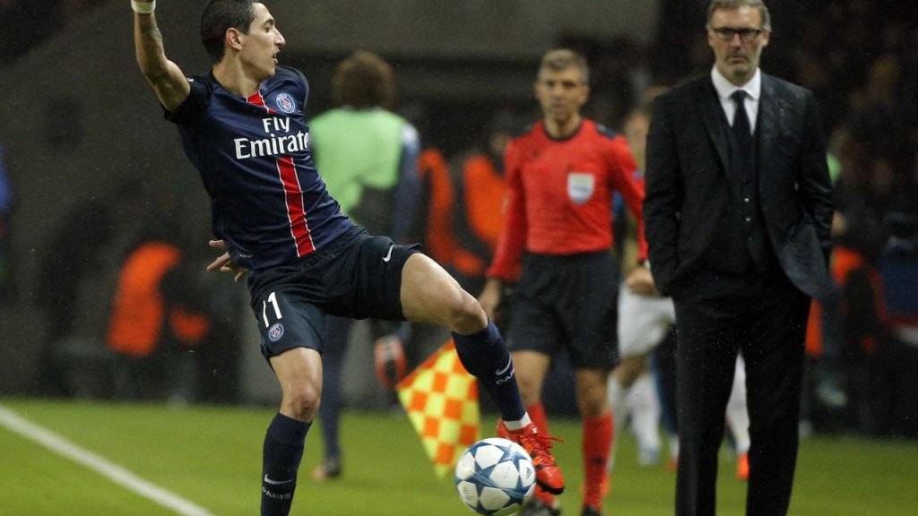 Angel Di Maria traf in der 75. Minute zum 1:0-Sieg von PSG in Rennes.