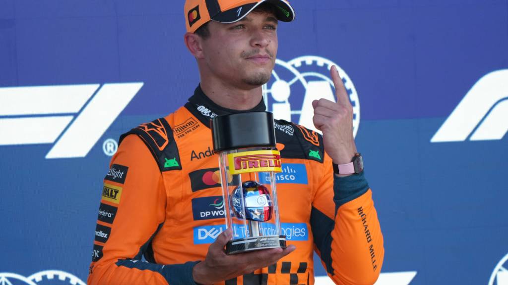 Freut sich über die Pole-Position für das Sprintrennen in Miami: Weltmeister Lando Norris